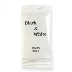 Мыло гостиничное "Black & White", 13г, флоупак