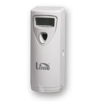 Диспенсер пластиковый для освежителя воздуха Lime, программируемый, с ЖК дисплеем, белый, AZ520LCD