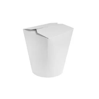 Коробка картонная для лапши WOK/China Pack, 450мл, белая, 50шт/уп