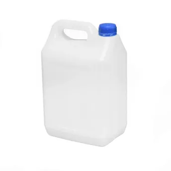 Канистра пластиковая, 5л, для пищевых продуктов, с крышкой, белая