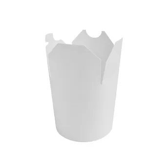 Коробка картонная для лапши WOK/China Pack, 750мл, белая, 50шт/уп