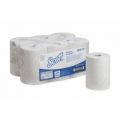 Полотенца бумажные Scott "Essential Slimroll" рулонные, 190м/рул, 1-сл, белые, 6 рул/уп, 6695