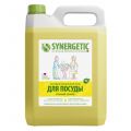 Средство моющее для посуды Synergetic, гель, сочный лимон, 5л