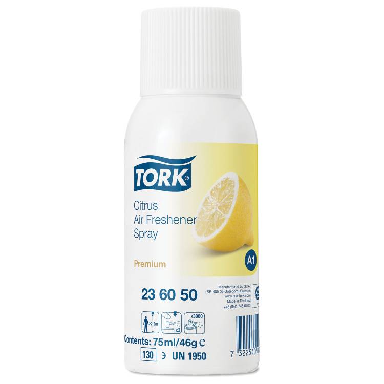 Освежитель воздуха Tork Premium А1, 75мл, аэрозоль, цитрусовый аромат, 236050