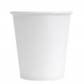 Стакан бумажный Ecocups 110мл, D63мм, 1-сл, без принта, белый, 50шт/уп