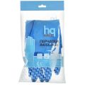 Перчатки резиновые Hq Profiline, 1 пара, размер M, синие, 74734
