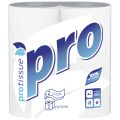 Полотенца бумажные PROtissue рулонные, 15м, 2-сл, белые, 2рул/уп, C162